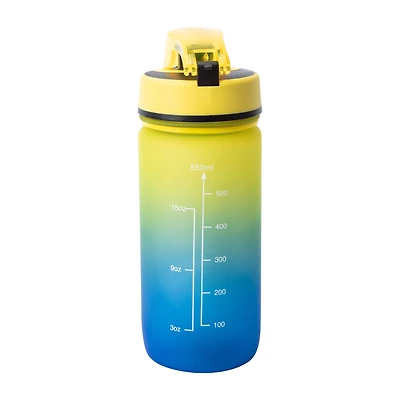 Mayim Dual Tone Yellow Kid's Motivational Bottle 18oz