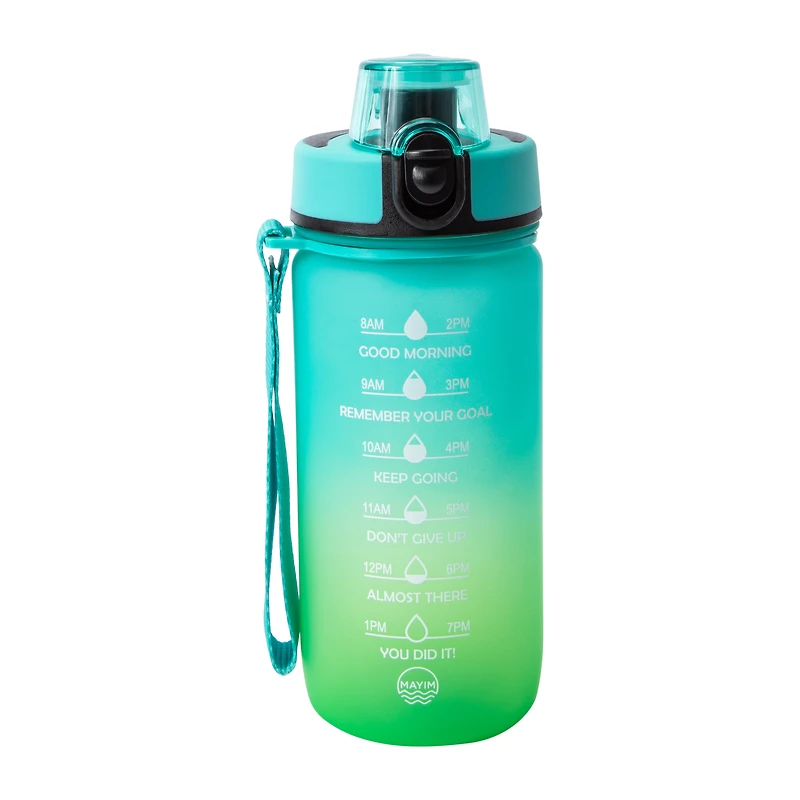 Mayim Green Kid's Motivational Bottle 18oz