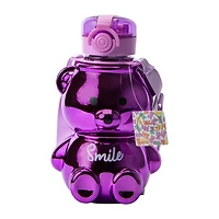 Purple Bear Smile Hydration Bottle 33oz