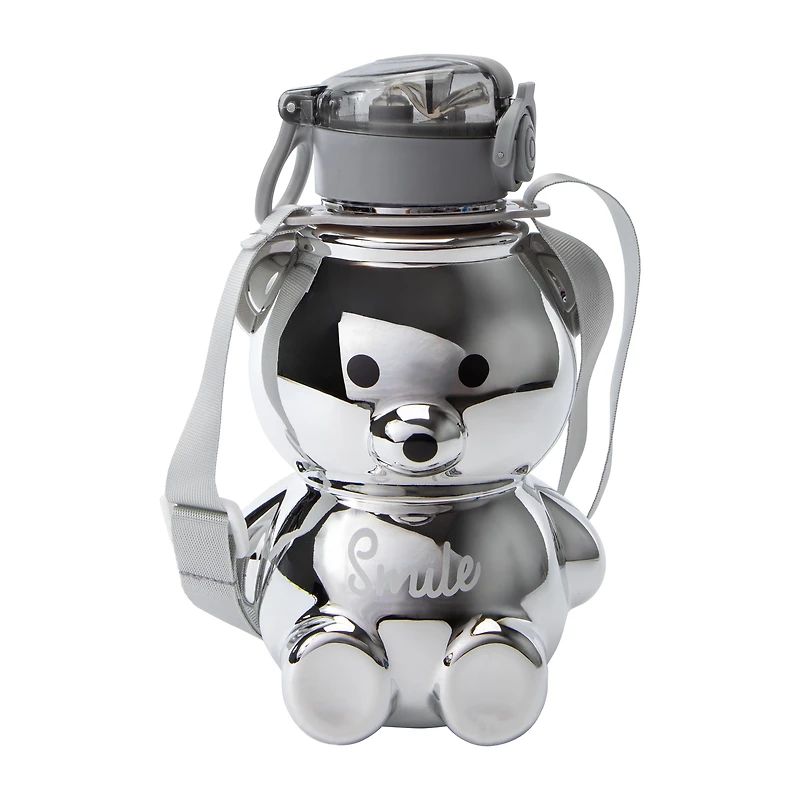 Silver Bear Smile Hydration Bottle 33oz