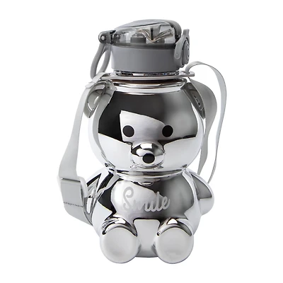 Silver Bear Smile Hydration Bottle 33oz