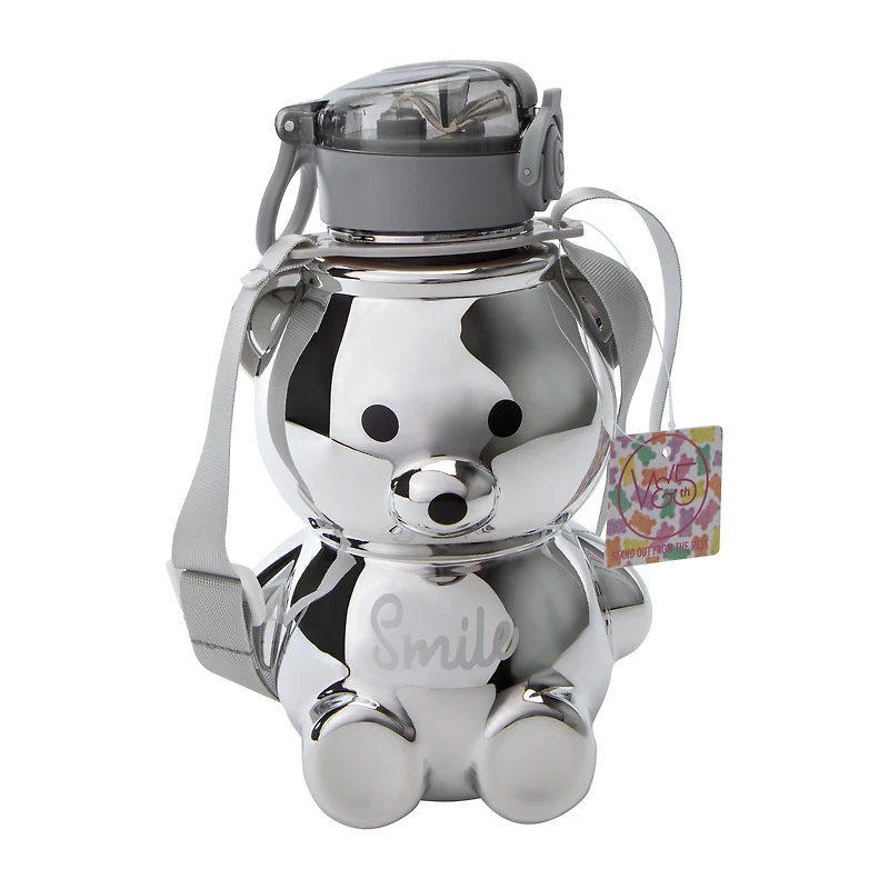 Silver Bear Smile Hydration Bottle 33oz