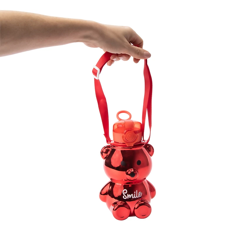 Red Bear Smile Hydration Bottle 33oz