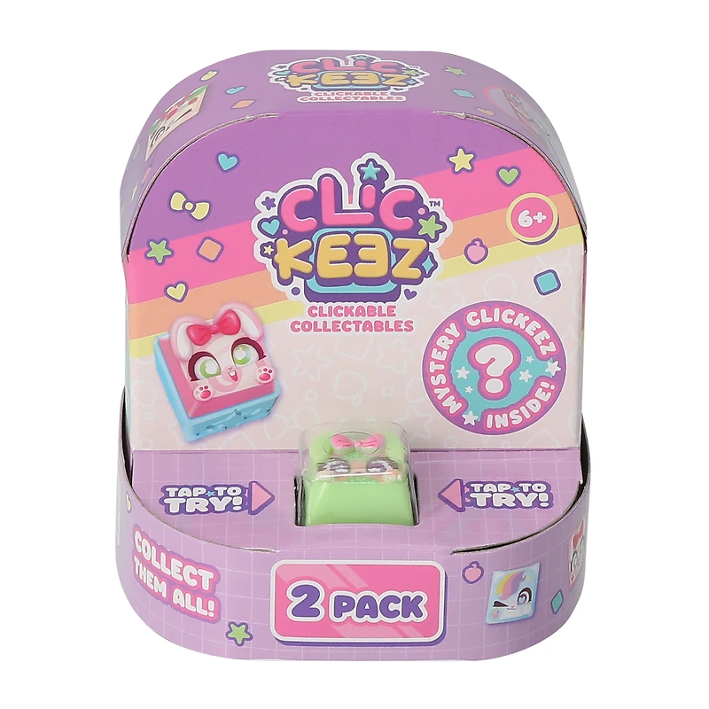 Clickeez™ Clickable Collectibles 2‑Pack