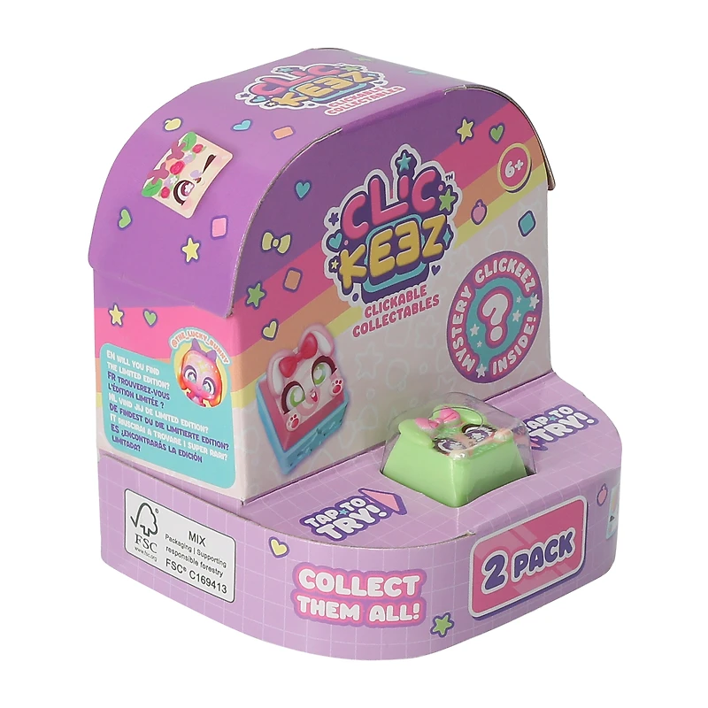 Clickeez™ Clickable Collectibles 2‑Pack
