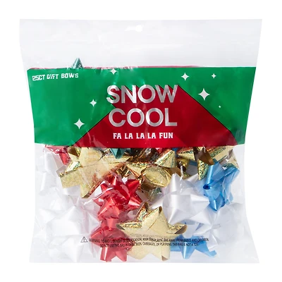 Christmas Gift Bows 25-Pack