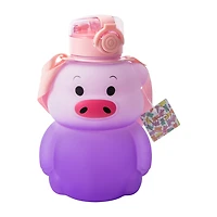 Purple Gradient Pig Water Bottle 35oz