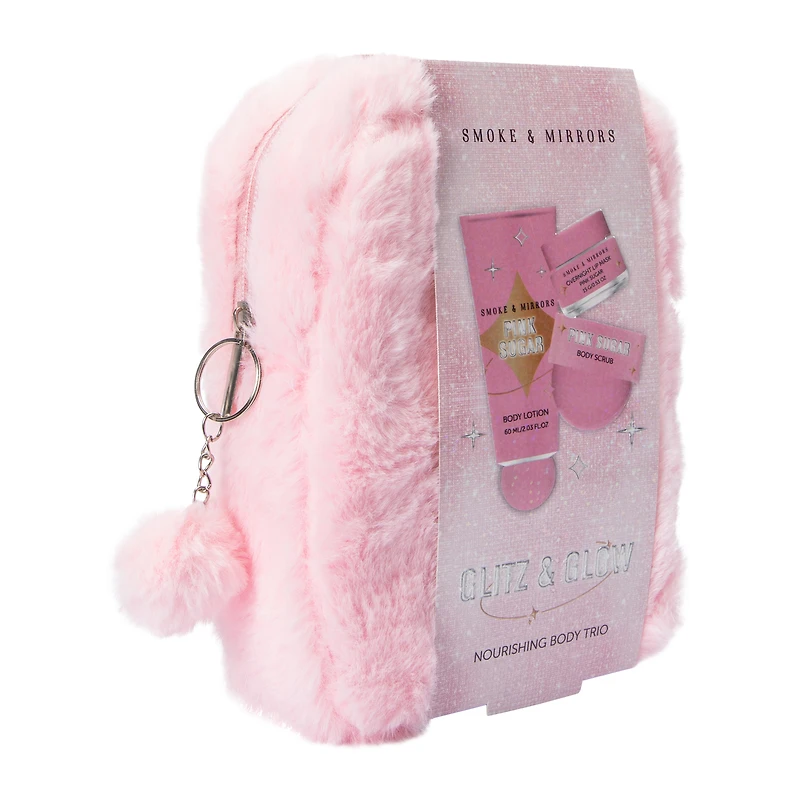 Smoke & Mirrors Glitz & Glow Nourishing Body Trio Bag