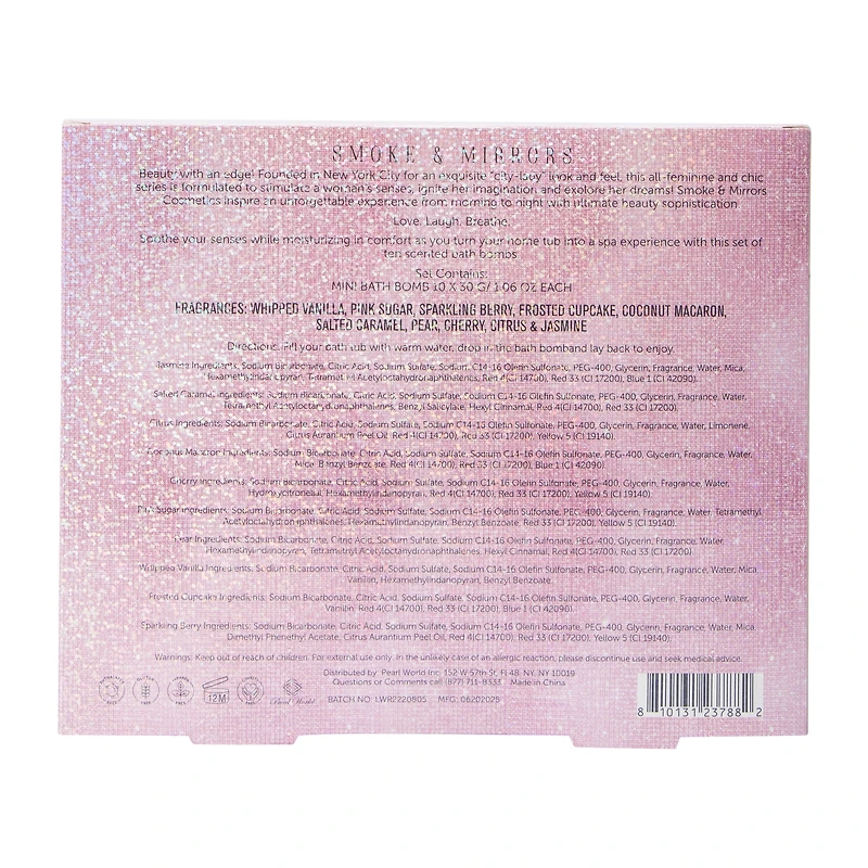 Smoke & Mirrors Revitalizing Bath Bomb Set 10-Count