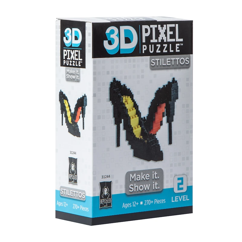 3D Pixel Puzzle™ Stilettos 270-Pieces