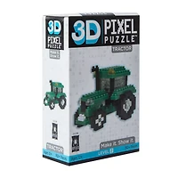 3D Pixel Puzzle™ Tractor 192-Pieces