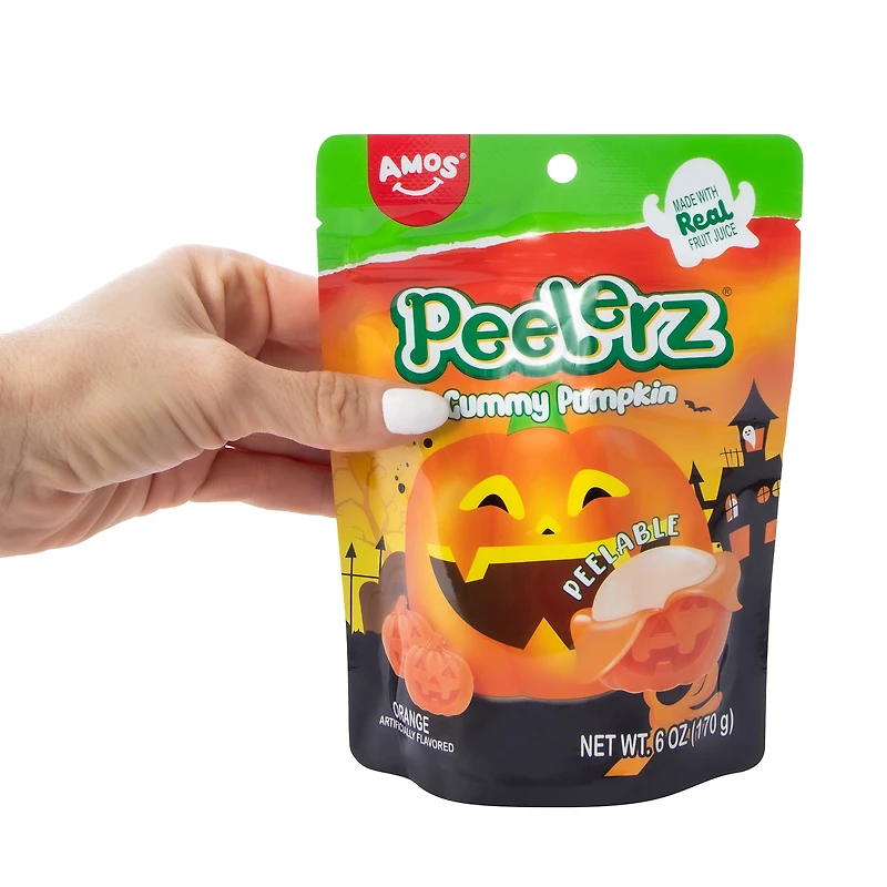 Amos® Peelerz® Gummy Pumpkin 6oz