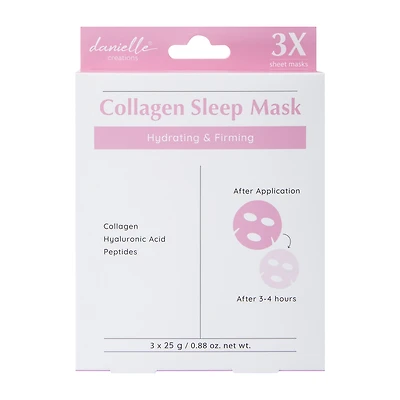 Danielle Creations® Collagen Sleep Mask 3-Pack