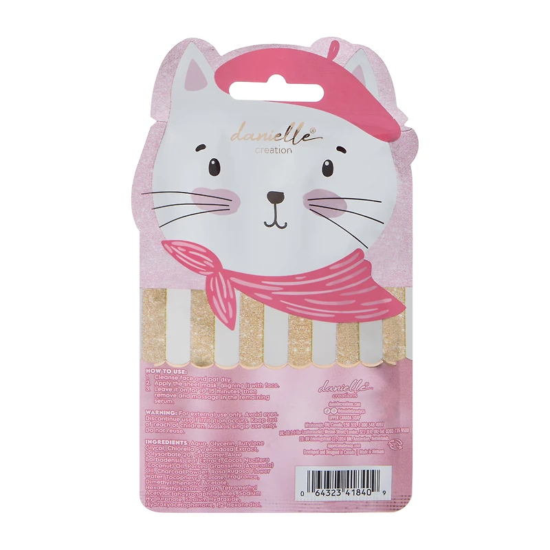 Danielle Creations® Critters Facial Sheet Mask 0.8oz