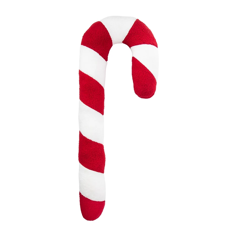 Christmas Candy Cane Plush Pillow