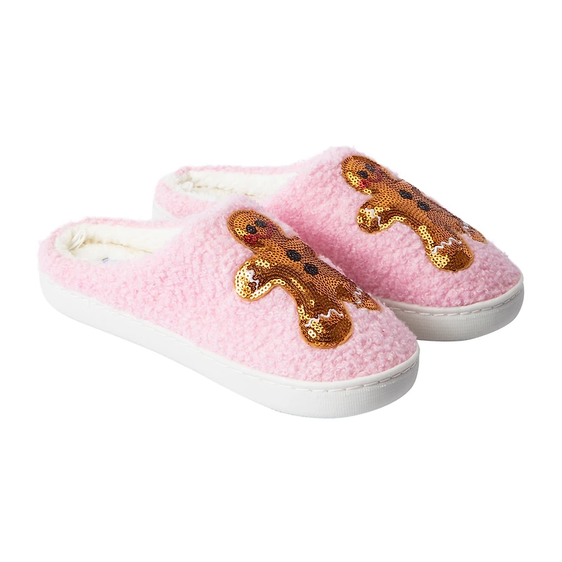 Juniors Holiday Icon Slippers