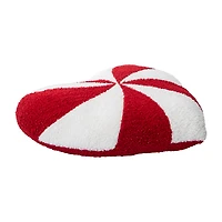 Candy Cane Heart Pillow