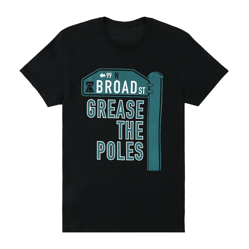 Grease The Poles Broad St. Graphic Tee