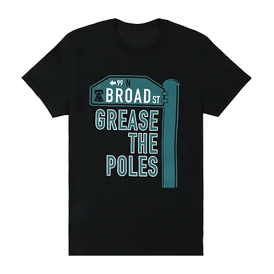 Grease The Poles Broad St. Graphic Tee