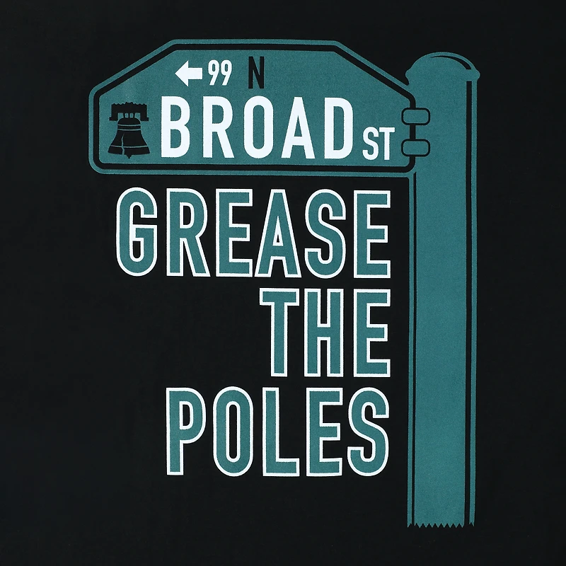 Grease The Poles Broad St. Graphic Tee