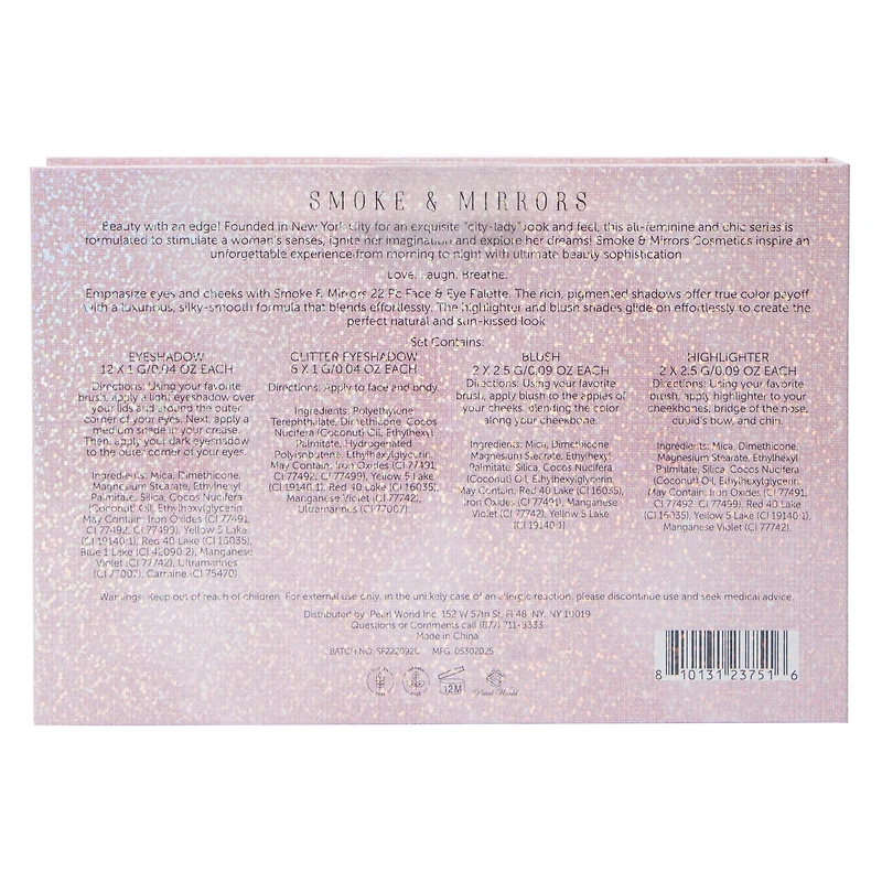 Smoke & Mirrors You're A Goddess Face & Eye Palette 22-Count