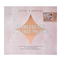 Smoke & Mirrors Flawless Eye And Palette Complete Look Palette With Full-Face Brush & Double-Sided Shadow Brush 23-Count