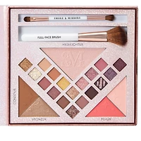 Smoke & Mirrors Flawless Eye And Palette Complete Look Palette With Full-Face Brush & Double-Sided Shadow Brush 23-Count