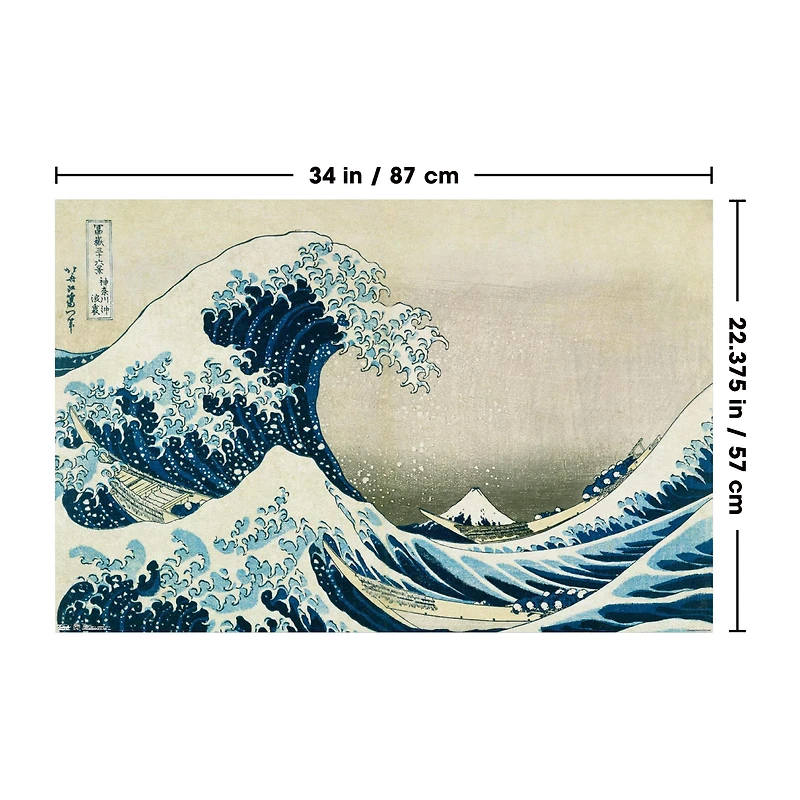 The Great Wave Of Kanagawa Wall Poster