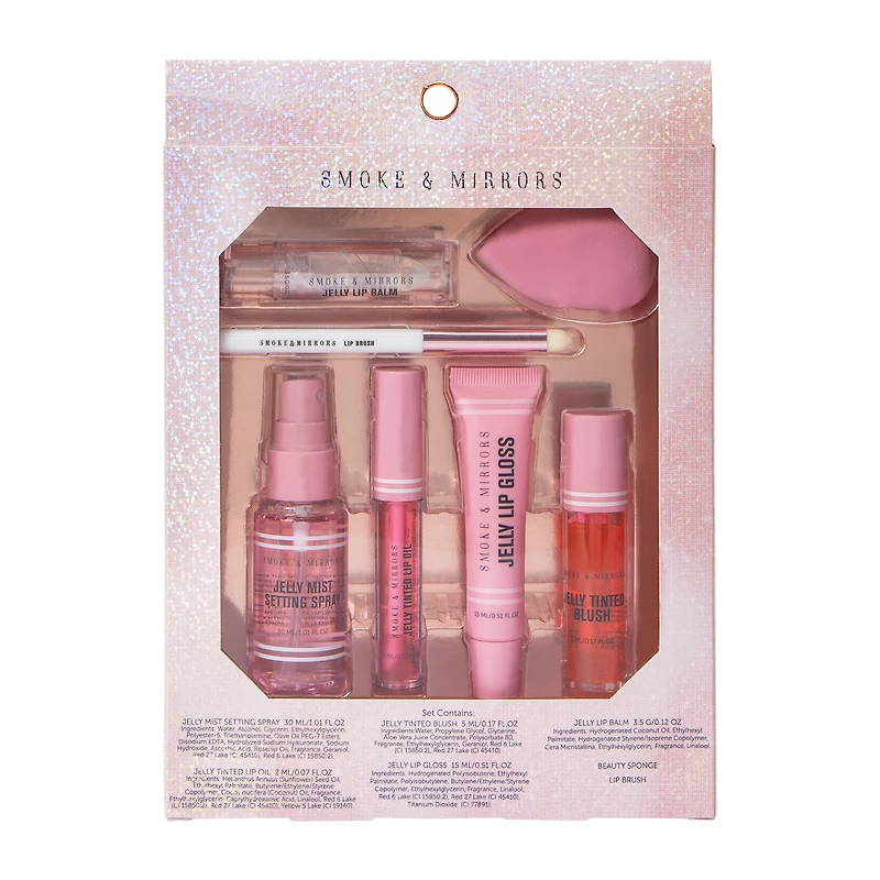 Smoke & Mirrors Jelly Pop Crush Jelly Lip & Cheek Collection 7-Count