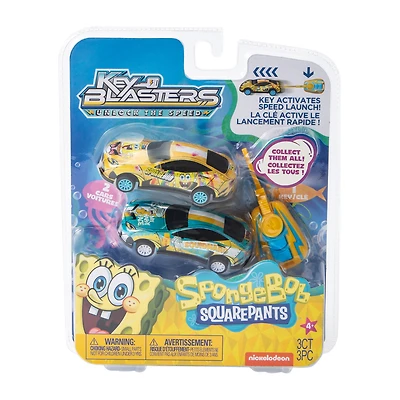 SpongeBob Squarepants™ Key Blasters Toy Race Car Set 2-Pack