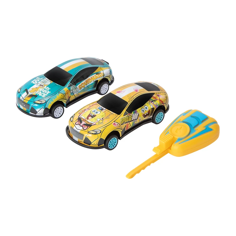 SpongeBob Squarepants™ Key Blasters Toy Race Car Set 2-Pack