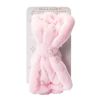 Pink Plush Spa Headband