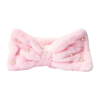 Pink Plush Spa Headband