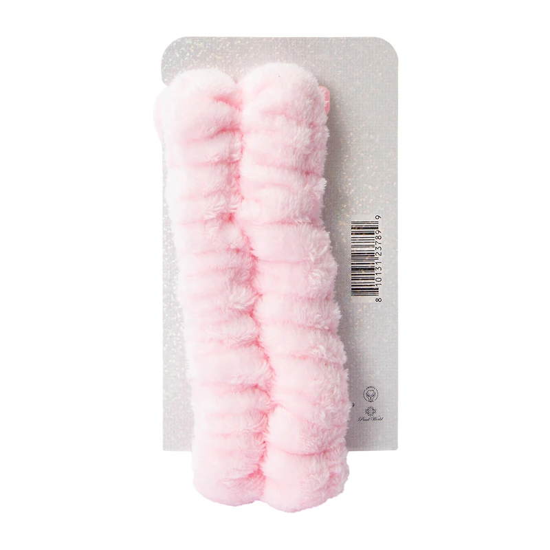 Pink Plush Spa Headband