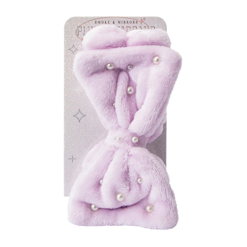 Purple Peal Plush Spa Headband