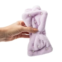 Purple Peal Plush Spa Headband