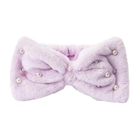 Purple Peal Plush Spa Headband