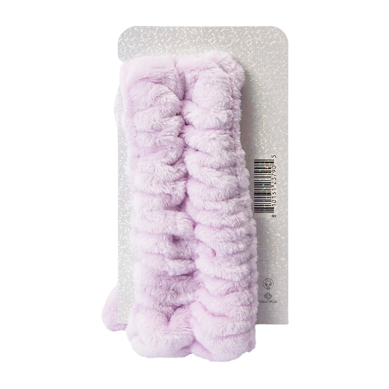 Purple Peal Plush Spa Headband