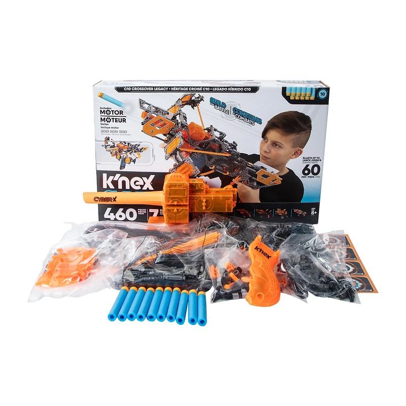 K'nex® Cyber-X C10 Crossover Legacy Crossbow Toy
