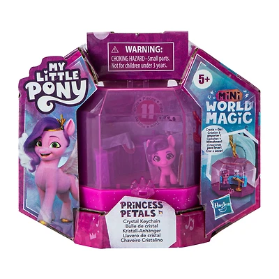 My Little Pony Mini World Magic Princess Petals Crystal Keychain