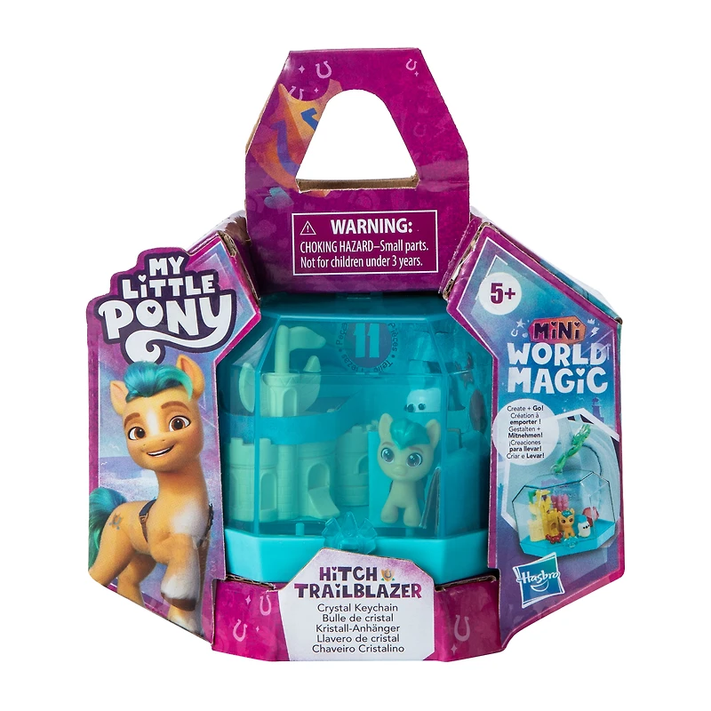 My Little Pony Mini World Magic Hitch Trailblazer Crystal Keychain