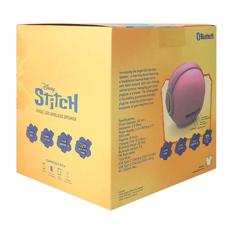 Licensed LED Wireless Sphere Speaker