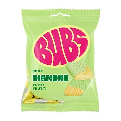 Bubs® Sour Diamond Tutti Frutti