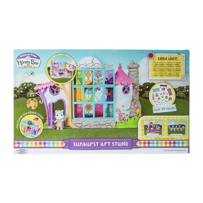 Rainbow Ridge Honey Bee Acres Sunburst Art Studio Playset