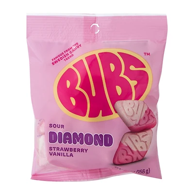 Bubs® Sour Diamond Strawberry Vanilla