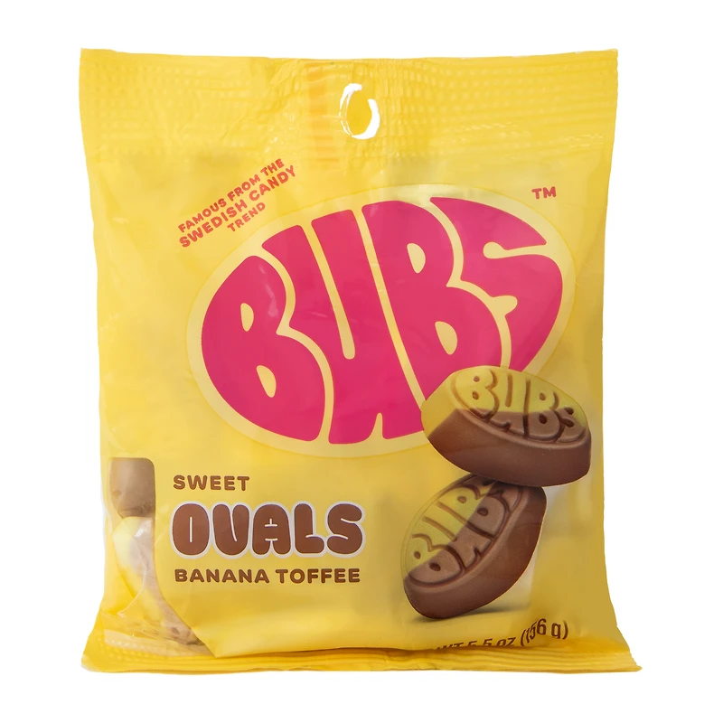 Bubs® Sweet Ovals Banana Toffee