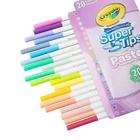 Crayola® Super Tips Pastel Washable Markers 20-Count