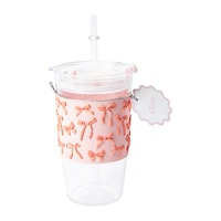Ciao Glass Tumbler With Straw