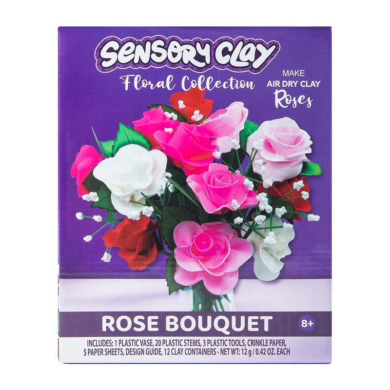 Sensory Clay Floral Collection Rose Bouquet