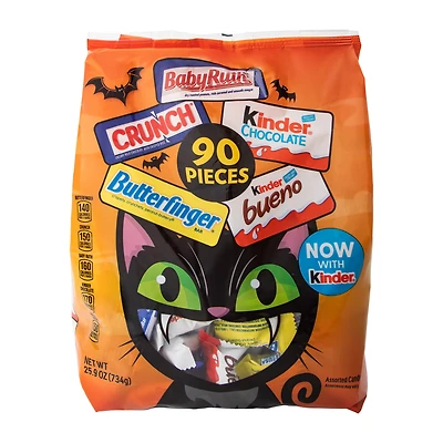 Halloween Assorted Candies 90-Pcs 25.9oz